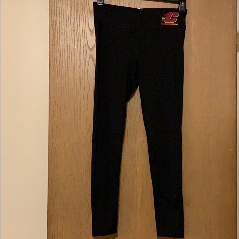 Pink Central Michigan University leggings Size S